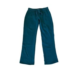 Womens CHAMPION Dark Green Sweatpant Joggers sz L Flare‎